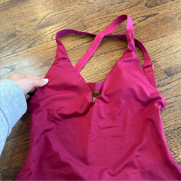 Boamar from Revolve One piece swimsuit size Small Women cross back low cut - Picture 4 of 10